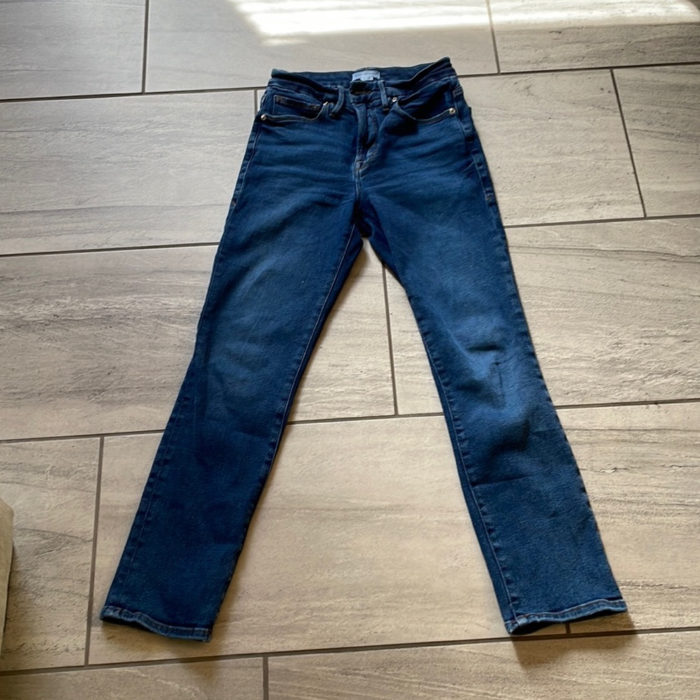 Good American straight leg jeans 26